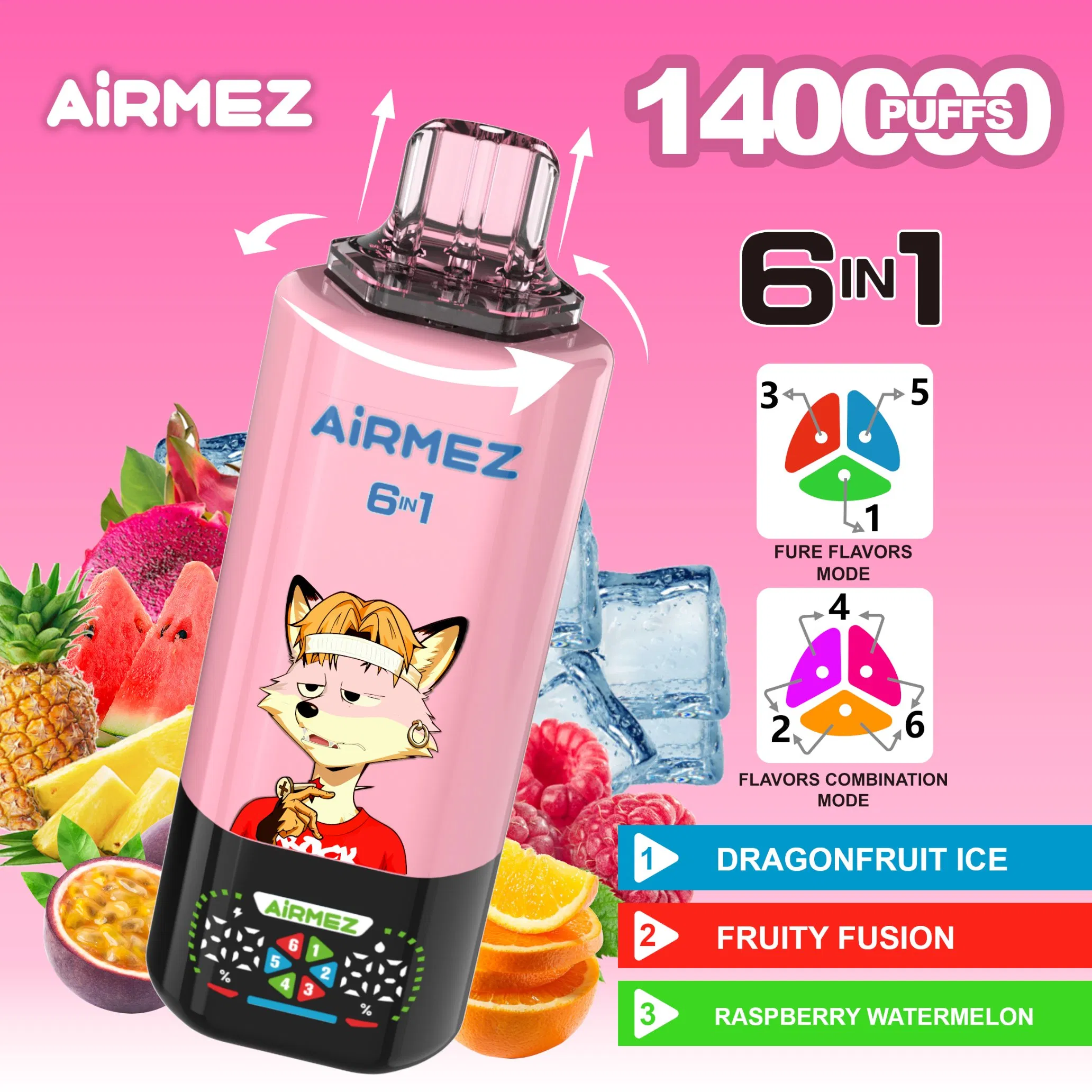 Airmez Vape 6 IN 1 140K Puffs high quality