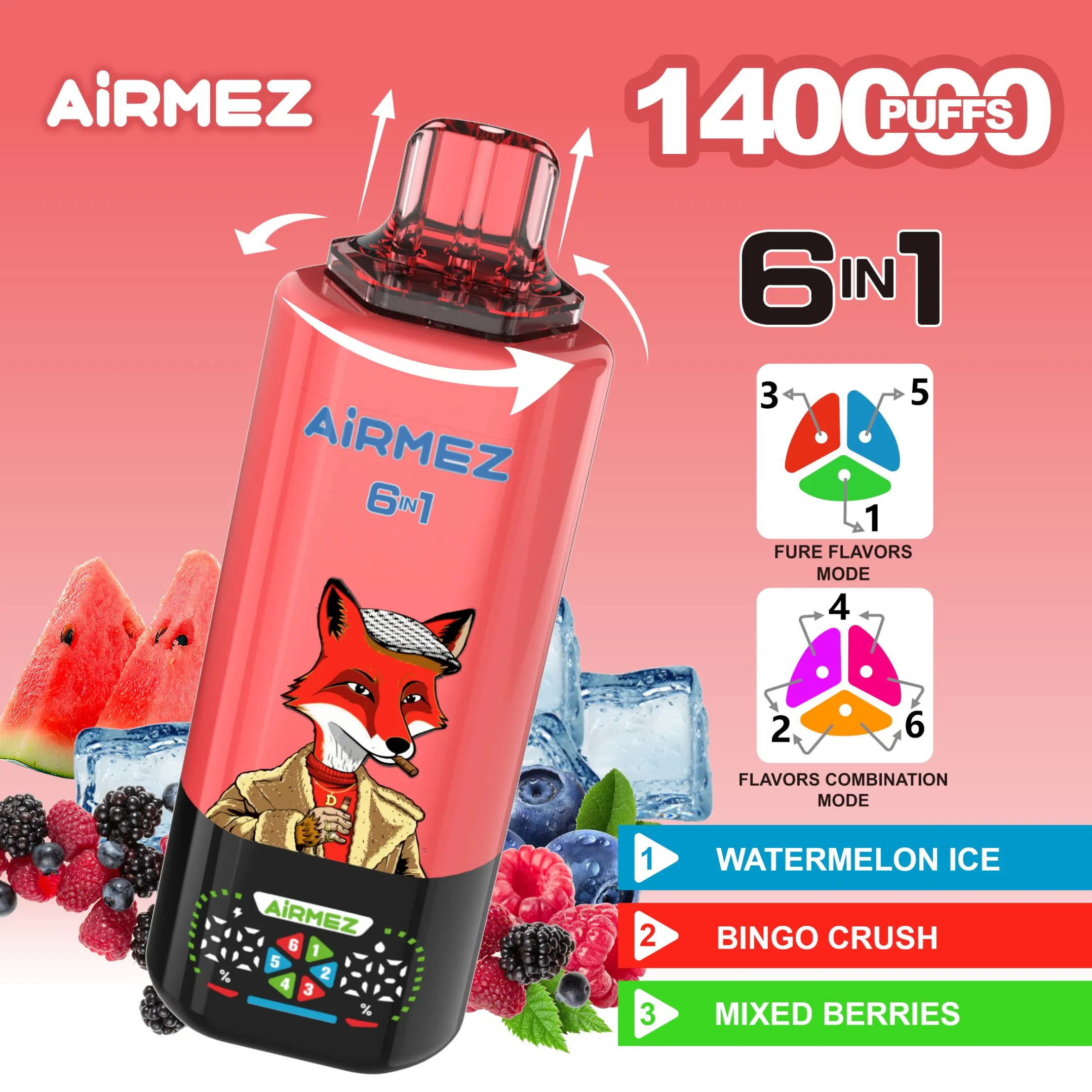 Airmez Vape 6 IN 1 140K Puffs price
